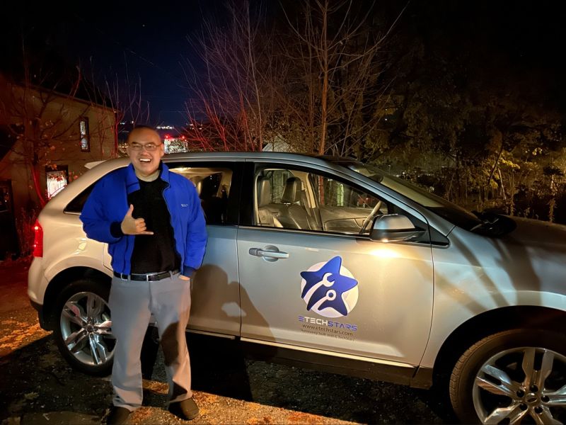 Exclusive First Ride Experience with ETECHSTARS Autonomous Vehicle